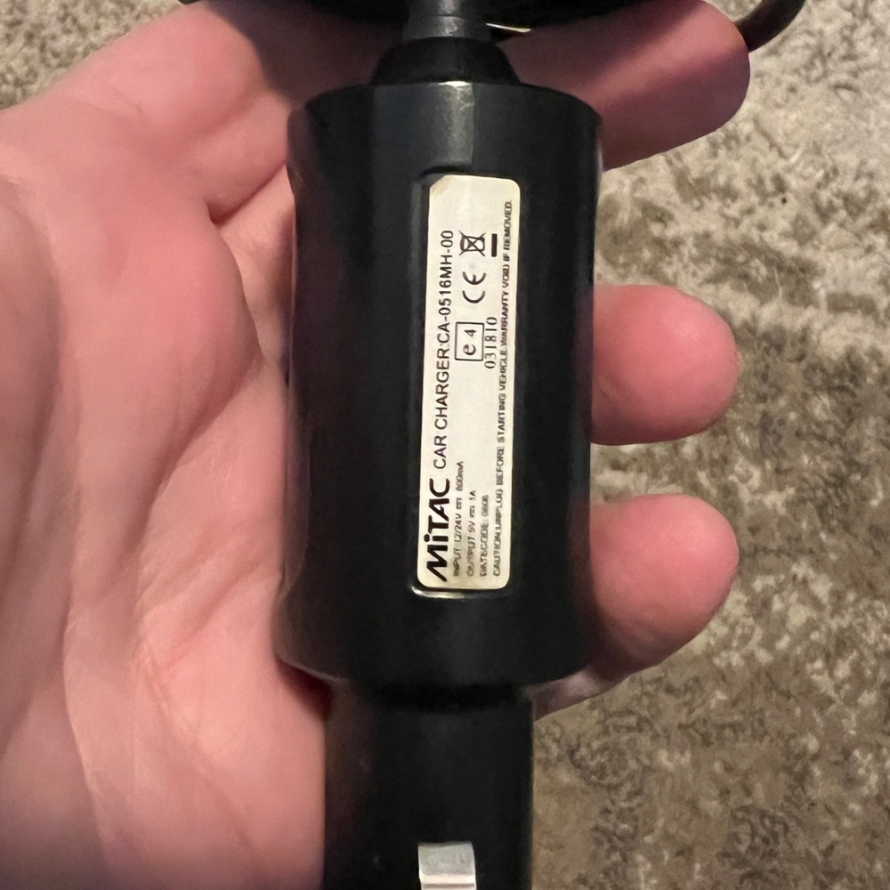 Mitac Black Car Charger